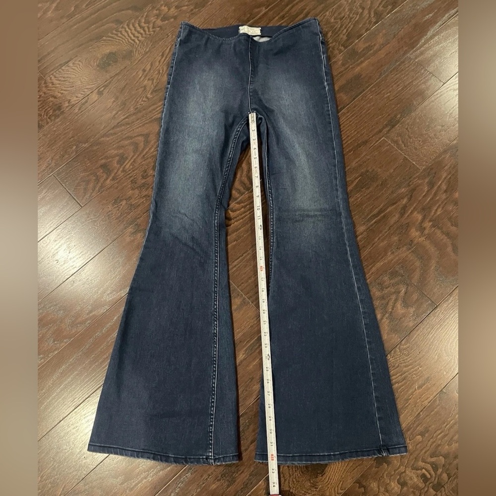 We The Free/Free People Penny Pull On Flair Jeans size 30 Boho Coastal Cowgirl - Picture 6 of 16